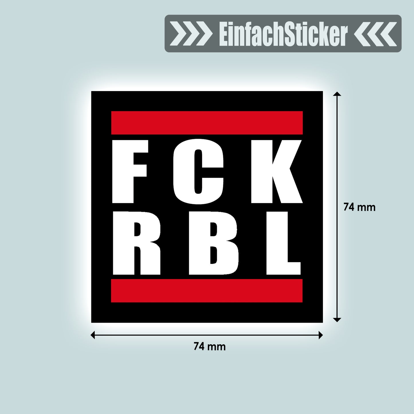 "FCK RBL" Sticker
