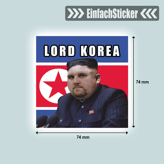 "LORD KOREA" Sticker